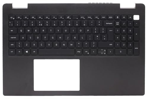 New Genuine US Layout Palmrest Replacement för Dell Latitude 3520, 0FN5HW, 07DXTR Keyboard Palmrest Palm Rest Topcase Top Case Övre Fodral - Svart utan Touch