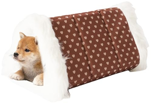 Yulokdwi Lit Grotte pour Chat - Amovible Pliable Lavable | Caverne De Sommeil pour Chat D'Intérieur | pour Intérieur Extérieur Salon Jardin Cour Sommeil Repos Détente pour Animaux