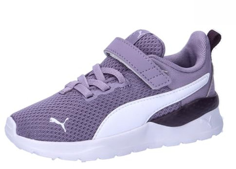 Puma Unisex Kids ANZARUN LITE AC INF Sneaker, Pale Plum-Puma White-Midnight Plum, 24 EU