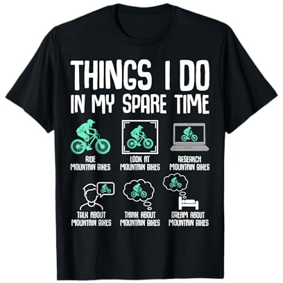 Things I Do in My Spare Time Mountain Bike MTB Bicycle Kids T-Shirt