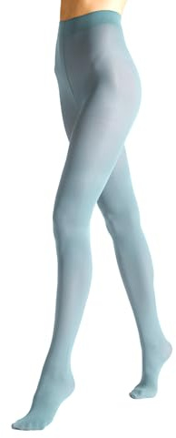 VENEZIANA NUOVA Satinelle 40 DEN Collant Colorati Donna - Microfibra - Opachi E Resistenti - Eleganti - Adatti Per Ogni Occasione - Calze Comode E Morbide - Alta Qualità - Paese Blu - S