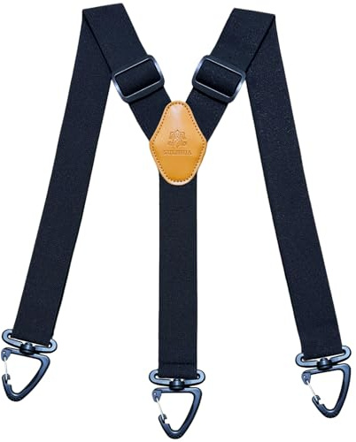 Men's Suspenders,Men's BracesY-shaped 3 Rotatable Triangular Non-slip Buckle, Elastic Webbing Suitable for Business Outdoor Daily Use