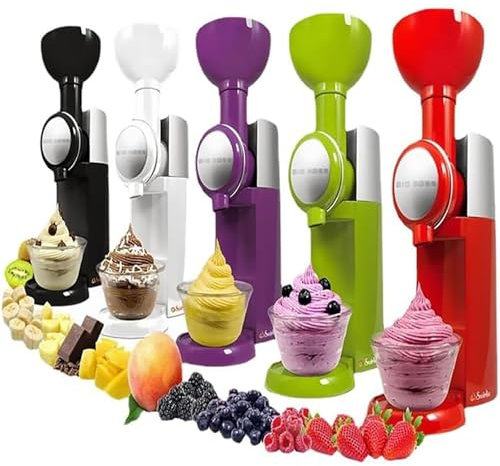 Frozen Dessert Maker, schnelle Eismaschine mit einfacher Reinigung, perfekt für hausgemachten Joghurt, Sorbet und Marshmallow-Leckereien