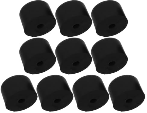 SEWACC 10pcs Rubber Bumper Pads for Trailer and Cargo Trailer with Rounded Edge Antislip Rubber Surface and Maintains Elasticity for Loading Dock Protection