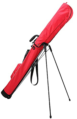 Borsa da golf Borsa da golf portatile leggera impermeabile Borsa da golf di grande capacità Borsa da golf con staffa per pistole Sacche da golf (rosso)