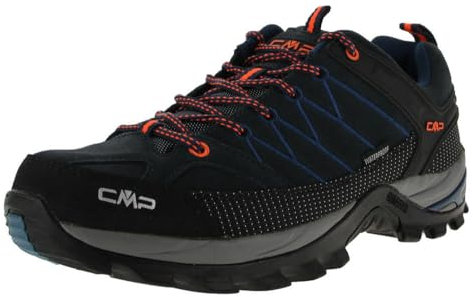 CMP Rigel Low Trekking Shoes WP Men Größe 45 27NM b.Blue-Flash orange