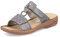 Rieker Damen Klassische Sandalen V2885, Frauen Sandalen,Sommerschuhe,Freizeitschuhe,offene Schuhe,Strandschuhe,grau (42),41 EU / 7.5 UK