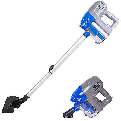 Aspirapolvere Portatile, aspirapolvere Verticale 2 in 1, aspirazione Potente 13KPa, Funzione multiciclonica, per peli di Animali Domestici su tappeti e Automobili