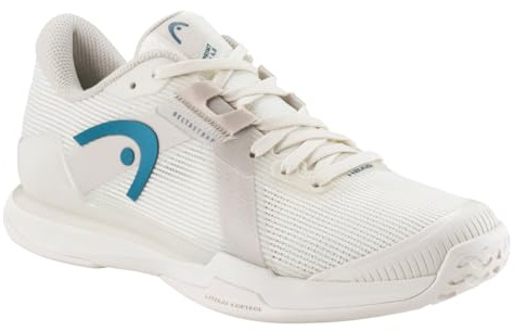 HEAD Sprint Pro 4.0 Womens Tennis Shoes - Chalk White/Twilight Blue / 9.0 / B Medium