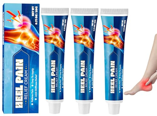 Pommade à L'éperon Calcanéen,3pcs Pommades pour Éperons Calcanéens,Crèmes de Soulagement de Douleur,Heel Pain Ointment,Creme pour Epine Calcaneenne,Crème Contre Les Éperons Calcanéens,20g