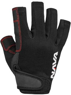 Nava Performance 2026 Nava Club Guantes De Vela De Dedos Cortos NAVACGSF01 - Black