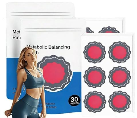 60 Pezzi Cerotti Naturali per il Benessere, Supporto per l'Equilibrio Metabolico, Cerotti per l'Ombelico, Detox Naturale per il Corpo, Sostegno Delicato per Tutti i Tipi di Corpo (2 confezioni)