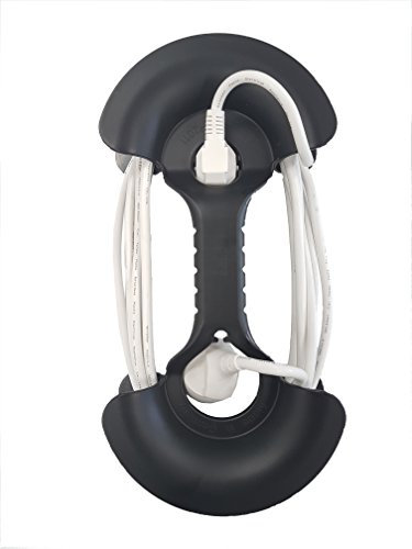 ViD® Kabelaufwickler Kabelhantel schwarz für Kabellänge 2-25 m