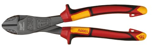 Milwaukee Alicate Heavy Duty de Corte Diagonal VDE 200 mm, Red