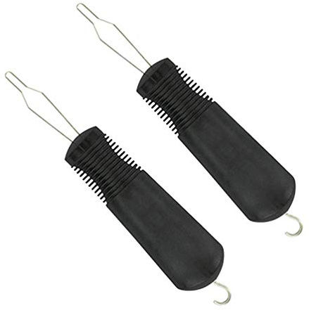 2 Pz Aiutante Pulsante Per L' Strumento Per Abbottonare La Camicia Abbottonatore Anziano Ganci Adesivi Per Appendere Bottone Gancio Per Vestiti Fibbia Cerniera