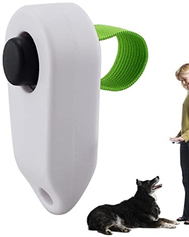 Voiakiu Herramienta de Entrenamiento con clicker para Mascotas | Eficaz clicker de Tren para Mascotas,Herramienta de Entrenamiento para Perros y Gatos para Sentarse, Recoger, sacudir, acostarse