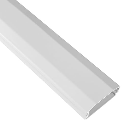 Aluminium TV Kabelkanal 1,1m I weiß