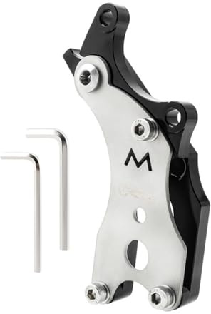 HOUSON Bicycle Disc Brake Adapter, Disc Brake Converter, Brackets for Road Bike, Mountain Bike, Black Aluminum Alloy