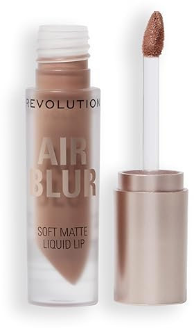 Revolution Air Blur Rouge à Lèvres Liquide Mat - Couleur longue tenue - Vegan & Cruelty-Free - Siren Brown Nude - 3.5ml