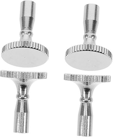 Holibanna 4pcs Lamp Holder Metal Knob Switch Replacement Lamp Part for Table Floor Light Accessory