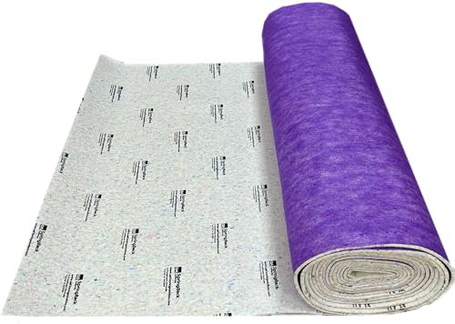 IMPERIAL STUDIOS 8mm Thick Carpet Underlay - luxurious PU Foam Rolls (10m²) - Thermal & Sound Insulation Padding for Floor, Hard Wearing, UK Manufactured Luxury Feel Flooring