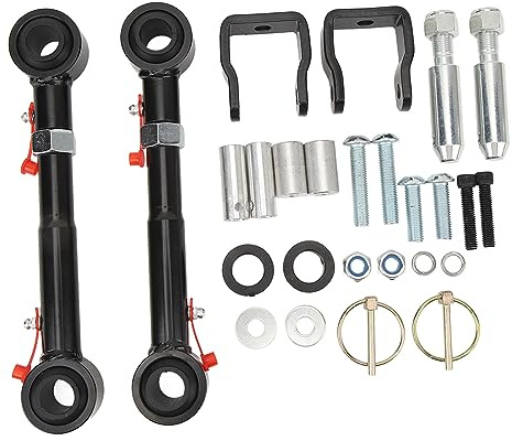 ZASCHMOY de Desconexión Rápida de la Barra Delantera Ajustable para TJ JKS 1997-2006 con Elevadores de 2.5 Pulgadas a 6 Pulgadas: Mejorar la Estabilidad y el Control
