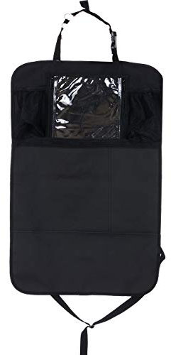 Auto Rückenlehnenschutz Rücksitz-Organizer mit Kinder Trittschutz und großen Taschen