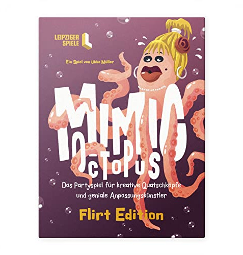 Leipziger Spiele Mimic Octopus – Das kommunikative Partyspiel für Erwachsene und Jugendliche (Flirt Edition)
