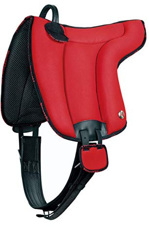 Pioneer Pferdesattel aus strapazierfähigem und atmungsaktivem Pferdgewebe für natürliche Montage, Reitsattel Made in Italy Comfort, Bareback 55 x 50 cm mit Reiten aus Neopren