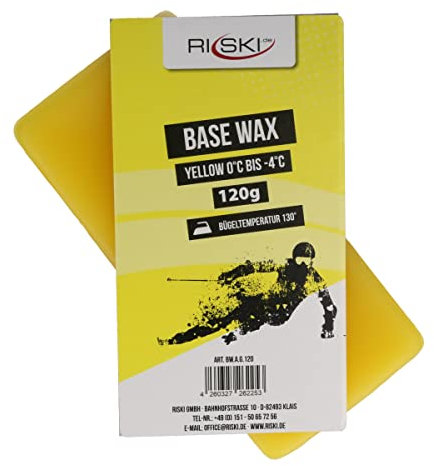 RiSki Skiwachs Base Wax Alpin gelb 120g
