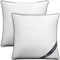 Utopia Bedding 2er Set Kissen 65x65 cm, Kissenfüllung für Bett und als Dekokissen, Sofakissen, Zierkissen für Couch (Weiß)