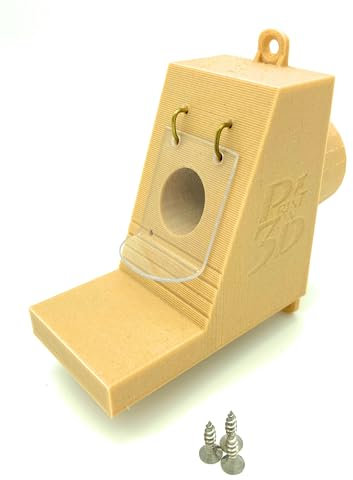 Kleiner Hummelklappenvorbau mit Flansch 30mm, Hummelklappe/Wachsmottensperre für Ihren Hummelkasten