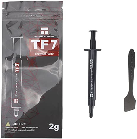 Thermalright TF7 2g Thermal Grease Compound for Coolers,Thermal Conductivity is 12.8W/m.k-2 Grams, with a Spatula Tool(TF7 2g)
