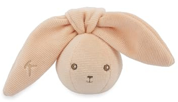 KALOO Lapinoo Bola Sonajero Conejo 6 cm Color Peach Bebé de Terciopelo Tejido Muy Suave Desde el Nacimiento, K218025, Pesca