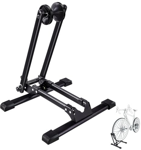 Floordirekt Béquille de vélo de 24 à 29 , au sol, pour VTT, vélo électrique, vélo de trekking, vélo de ville, vélos de banlieue (Finn)
