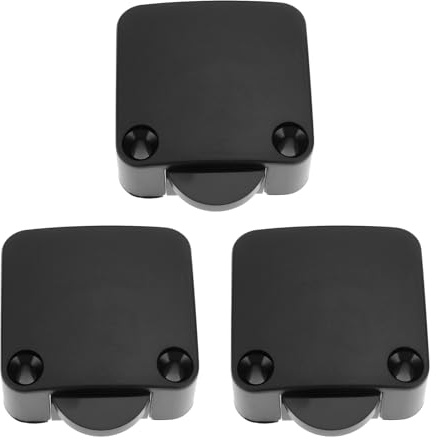 OTOTEC 3pcs Armadio Armadio Interruttore Luce Modello 202A 2A 250V Reset Automatico Interruttore Porta Nero