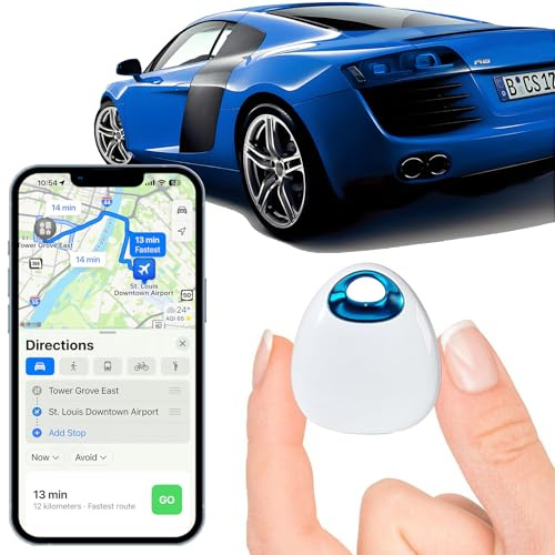 Mini GPS Tracker for Vehicles,Tracker Device for Vehicles No Subscription No Monthly Fee Car Tracker Magnetic Real-Time Tracking for Cars Kids Dogs