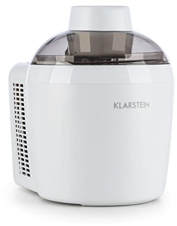 Klarstein Schneeflöckchen - Sorbetière thermoélectrique, Crèmes glacées,Smoothies ou gelées, Thermos pour jusqu'à 700 ML de crème glacée, Silencieux, Blanc
