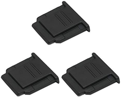 VKO Blitzschuhabdeckung Blitzschuh-Abdeckkappe geeignet für A6100 A6600 A7RIV A7III A6500 A6400 A6000 A77II A7RIII A7SII A99II RX1RII RX10II RX100II Ersetzt FA-SHC1M (3 Stück)