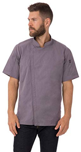 Chef Works Men's Springfield Chef Coat, Purple, 3XL