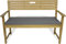 Rollmayer Bankkissen Bankauflage Sitzkissen Bankpolster Auflage für Bänke in Haus und Garten Kollektion Vivid, 1 Stück (Dunkel Grafit 61, 140x40x4cm)