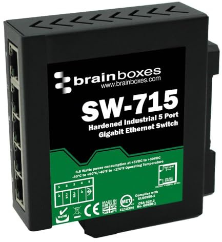 Brainboxes Adattatore Ethernet a 3 relè