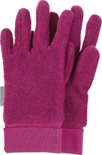 Sterntaler Fingerhandschuh Microfleece mit elastischen Bündchen – Warme Kinder Handschuhe – Mädchen Winterhandschuhe - Accessoire für kühlere Tage – pink melange, Größe 2