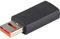 StarTech.com Adaptador Bloqueador USB de Datos, Adaptador USB Macho a Hembra de Carga Solamente, Sin Datos, Solo de Carga para Tablet o Teléfono Móvil, Adaptador Protector USB (USBSCHAAMF)