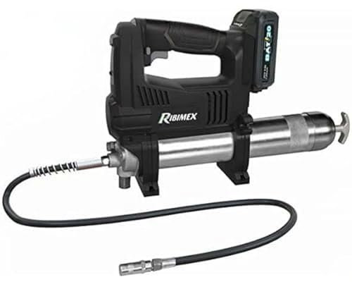 RIBIMEX PRBAT20/GR RIBIMEX-PRBAT20/GR-Pistola engrasadora-RBAT20, Negro, 450mL