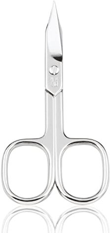 TITANIA Forbici per unghie solingen con punta a torretta (9,5 cm) • forbicina extra affilata e sottile per unghie e cuticole • forbici professionali per manicure e pedicure • Made in Germany
