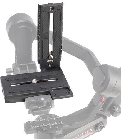 Hersmay Soporte Vertical Universal Arca-Swiss de Liberación Rápida en L para ZHIYUN Weebill S/2/3, Crane 2/3 - Accesorios Estabilizadores de Cardán para DSLR y Cámara Sin Espejo