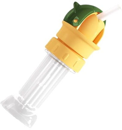 Trinkflaschen-Top-Adapter Kompakter Schnabeltassen-Deckel Wasserflaschenadapter Für Die Meisten Standardflaschen Flaschenaufsätze Für Kinder Tragbarer Auslaufsicherer Behälter