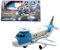 Teamsterz Metro City Aeroplane Transporter Playset | Cargo Plane Toy with Car Storage, Launch Ramp & 16 Accessories | Includes Toy Cars & Helicopter | Vehicle Playset for Kids Ages 3+
