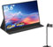 MAGICRAVEN Tragbarer Monitore 15.6“ 1080P FHD Laptop Bildschirm Erweiterung Monitor IPS Screen, Laptop Monitor mit Lautsprecher, Bildschirm für Laptop/PC/Telefone/PS45/X-Bo mit HDMI/USB C & Halterung